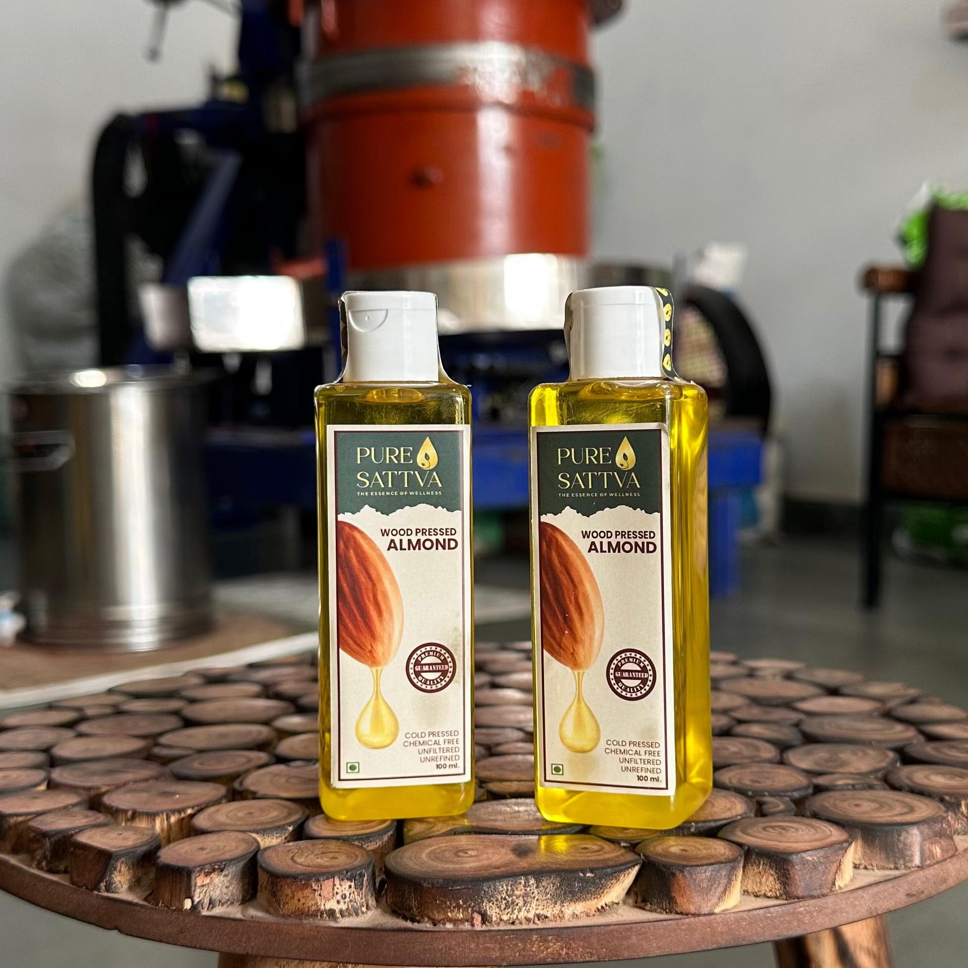 WOOD-PRESSED GURBANDHI BADAM OIL