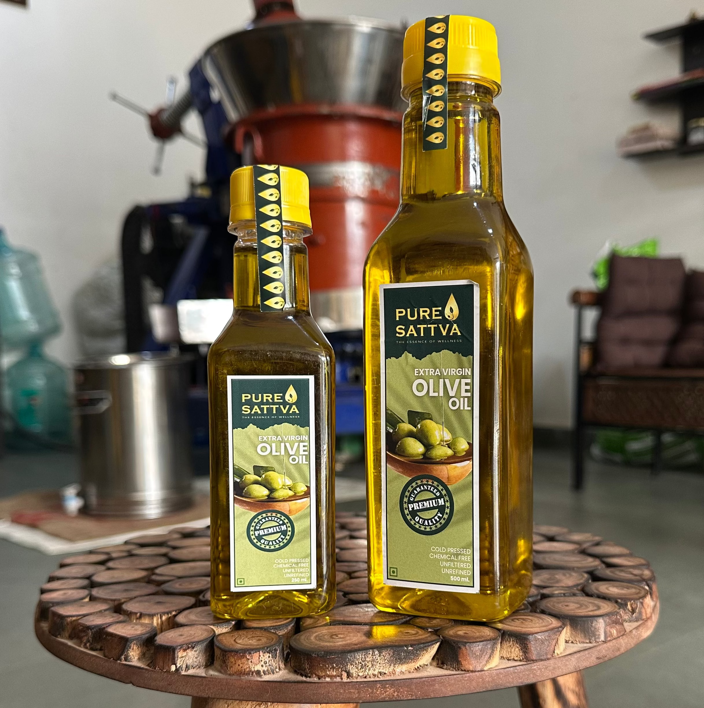 WOOD-PRESSED EXTRA VRIGIN OLIVE OIL